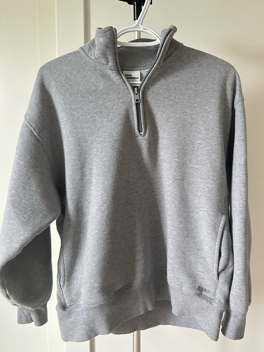 Aritzia Cozy Fleece Boyfriend 1/4 zip sweatshirt